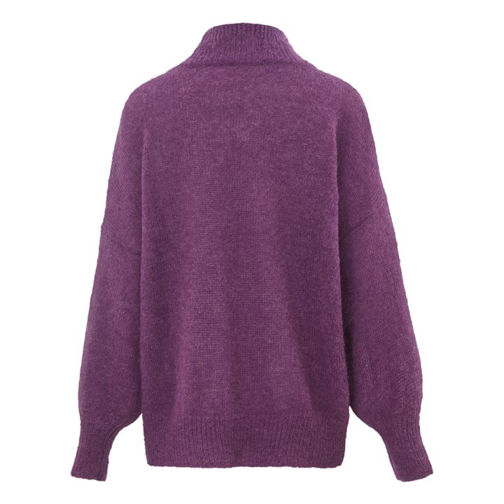 Vegas Alpaca and Mohair Jumper | Viola- Immagine del prodotto n°1