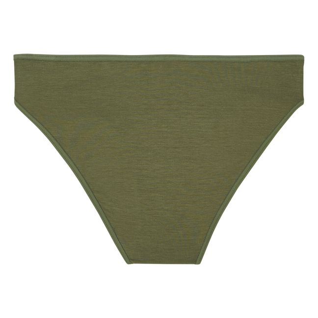 Culotte Bell Bamboo Lyocell | Vert olive