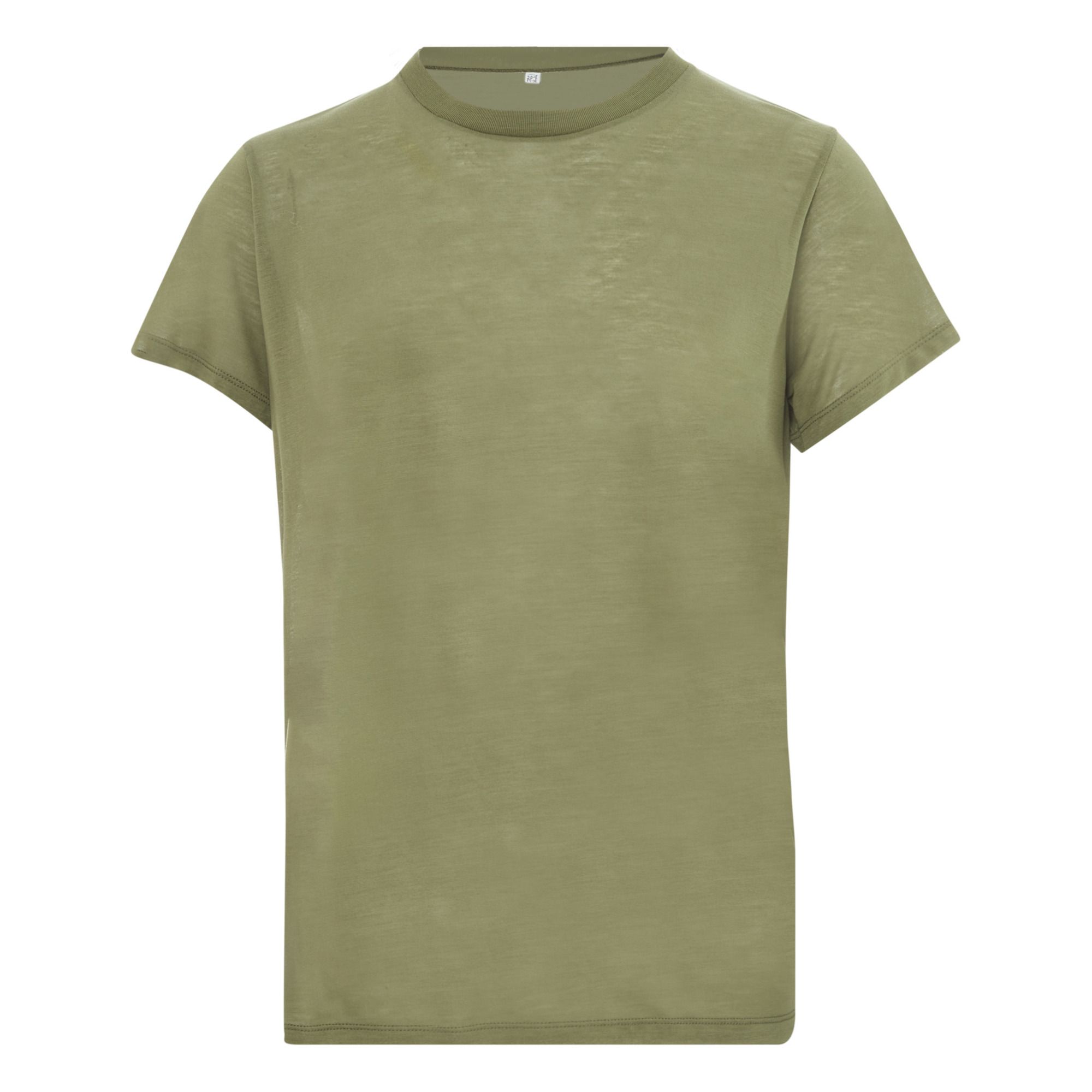 T-shirt Bamboo Lyocell | Vert olive- Image produit n°0