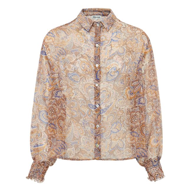 Chemise Mousseline Imprimée | Capuccino