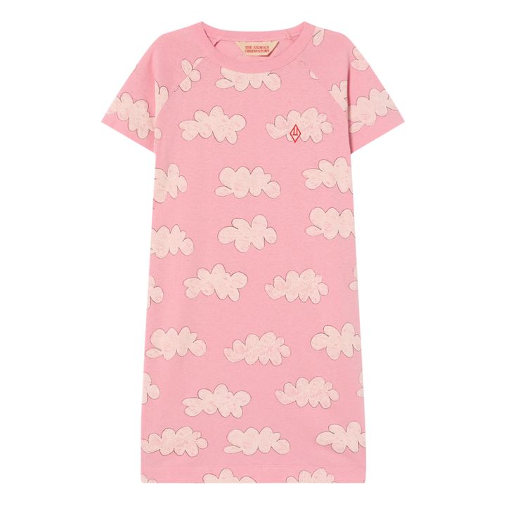 Vestido de punto jersey Nubes | Rosa- Imagen del producto n°0