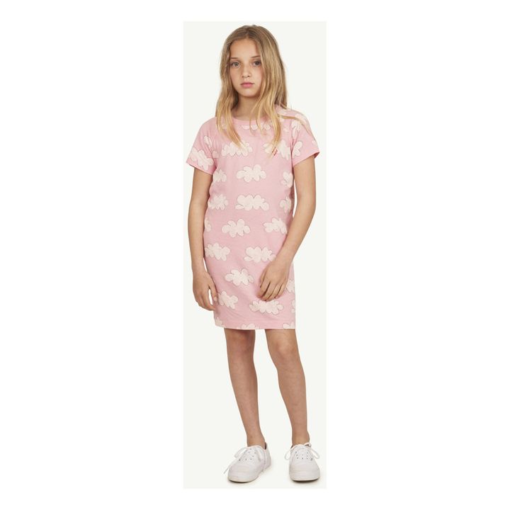 Vestido de punto jersey Nubes | Rosa- Imagen del producto n°1