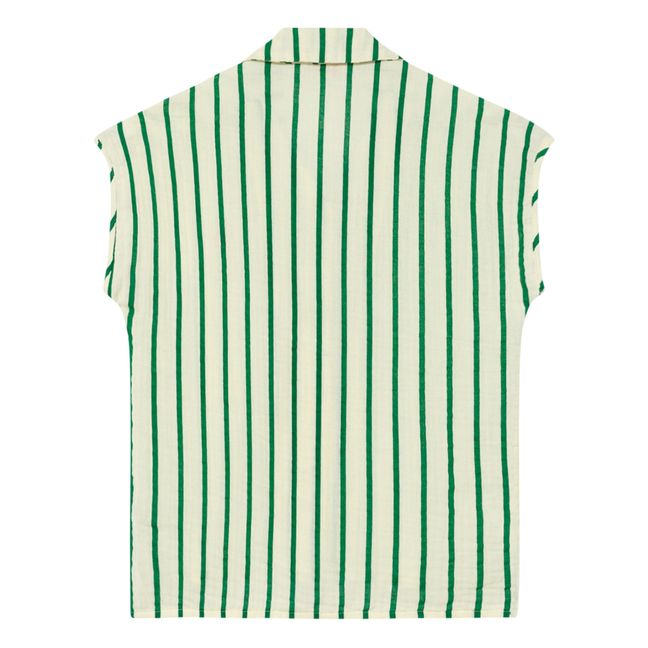 Camicia senza maniche  | Verde