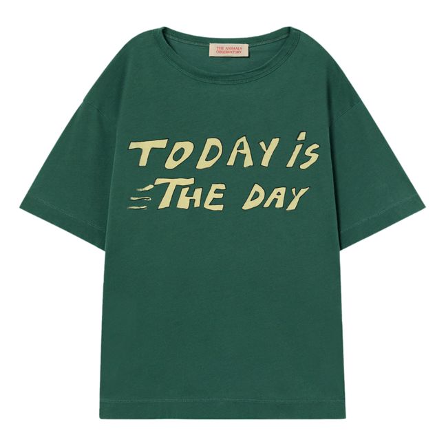 Oversize Today T-shirt | Grün