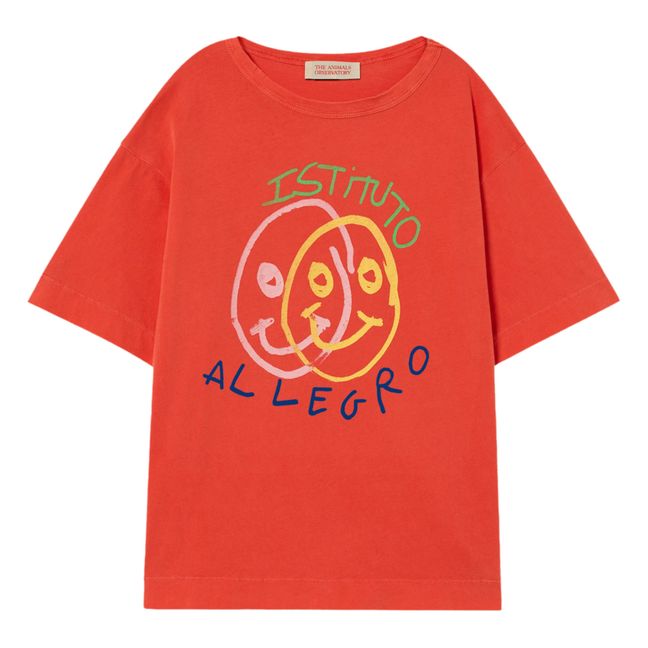 Camiseta de manga corta Allegro Oversize | Rojo