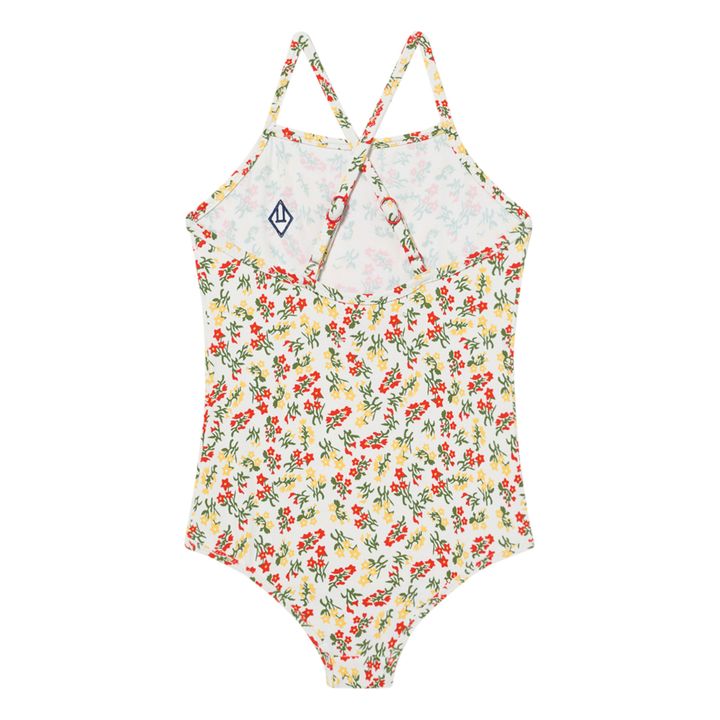 Flower One-Piece Swimsuit | Ecru- Product image n°3