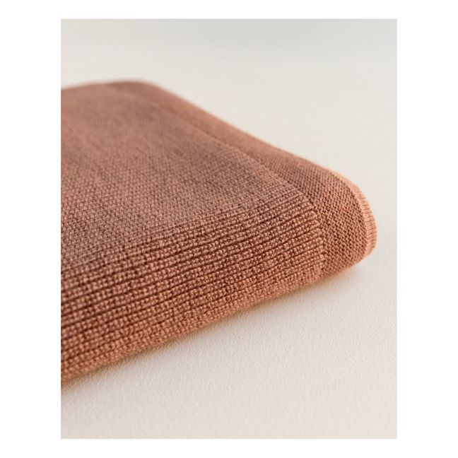 Couverture en Mérinos Felix | Terracotta