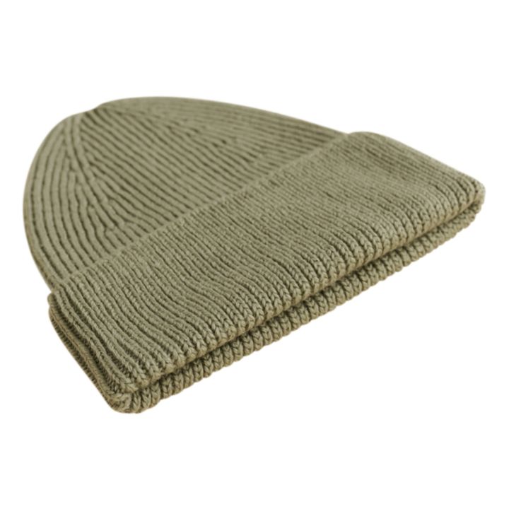 Berretto in lana merino Fonzie | Verde militare- Immagine del prodotto n°5