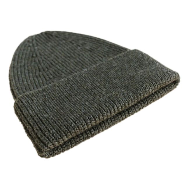Bonnet en Mérinos Fonzie - Collection Femme  | Vert foncé