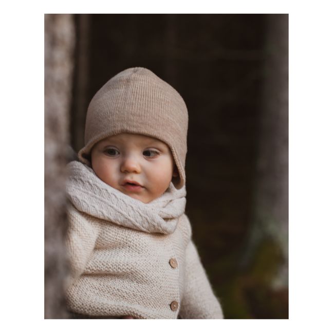 Bonnet Littles Bear brun clair Enfant Ssense Fille Accessoires Bonnets & Chapeaux Bonnets 