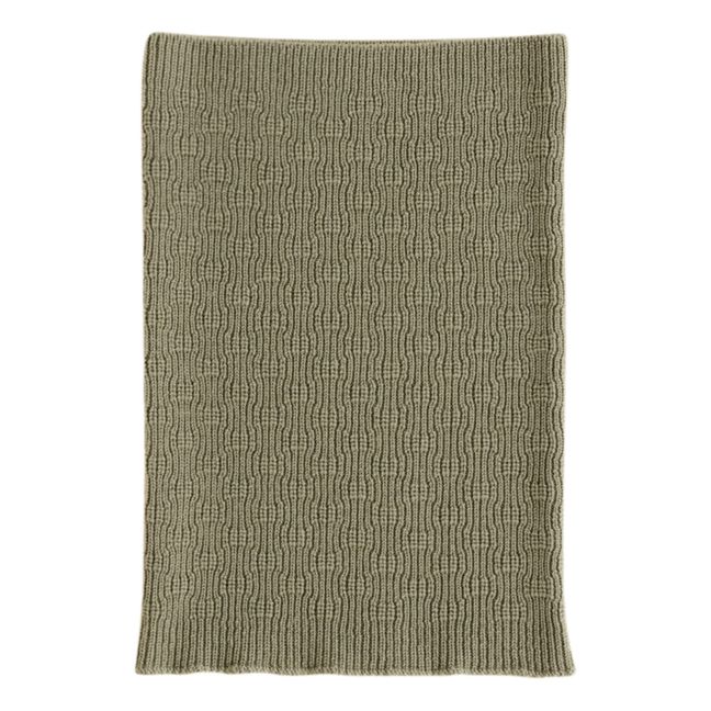 Sciarpa girocollo in lana merino Gigi | Verde militare