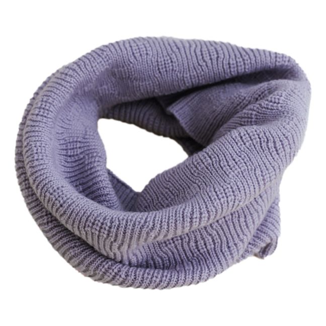 Sciarpa girocollo in lana merino Gigi | Malva