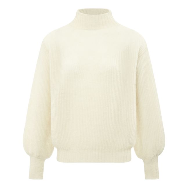 Mohair High-Neck Sweater | Seidenfarben