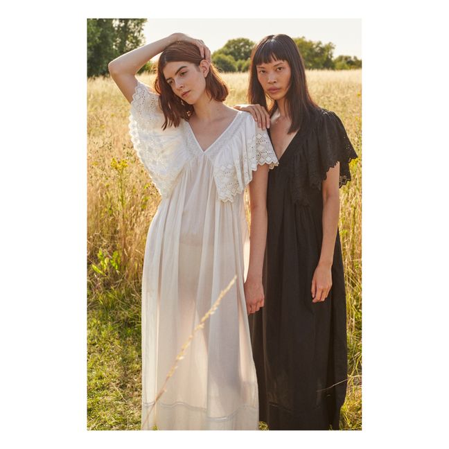 Robe de Nuit Camelia - Collection Femme  | Blanc cassé