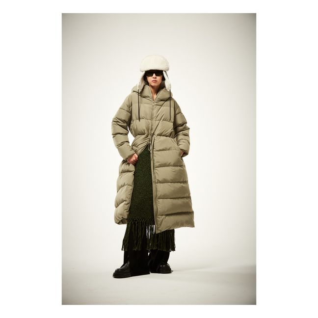 Giant Cloud Puffer Jacket | Olive green