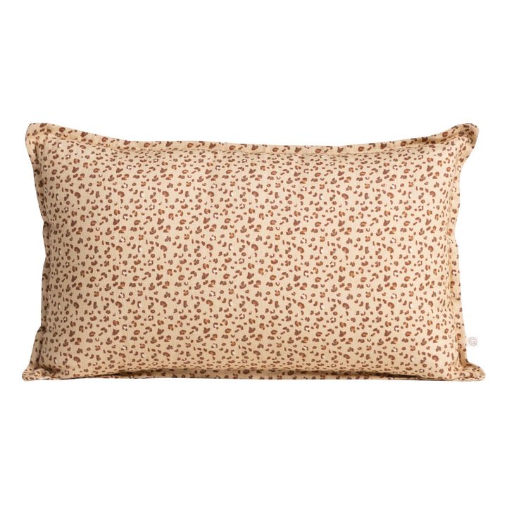 Leo Washed Linen Pillowcase | Sand- Product image n°3