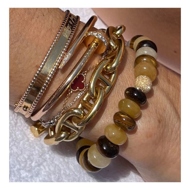 Pulsera Tiger Paws | Marrón