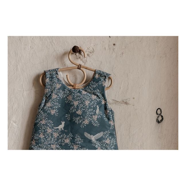 Fauna Cotton Percale Baby Sleeping Bag | Azul