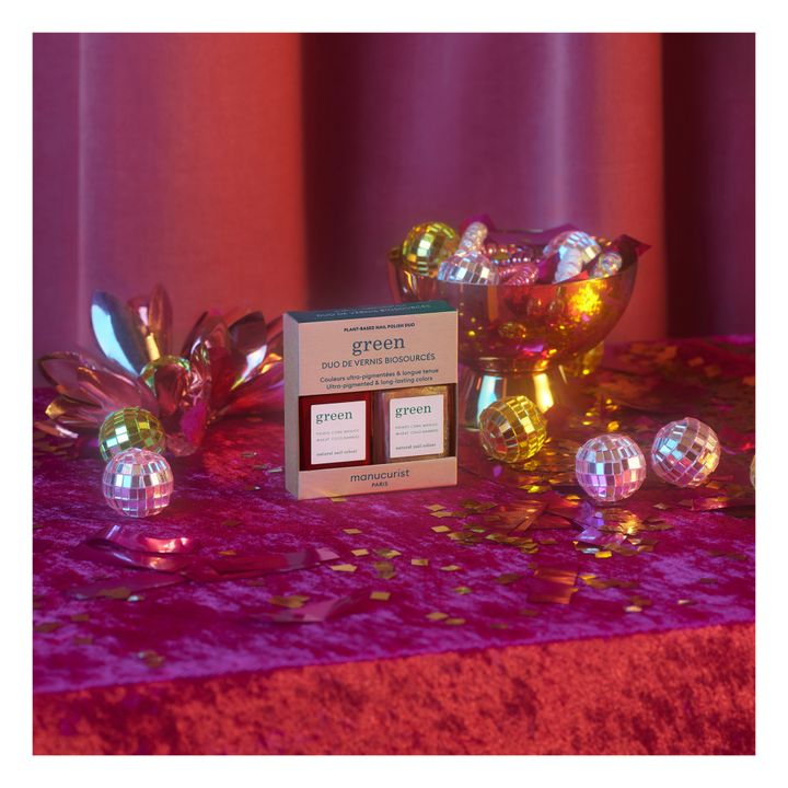 Koffer Nagellack-Duo - Pomegranate + Gold- Produktbild Nr. 1