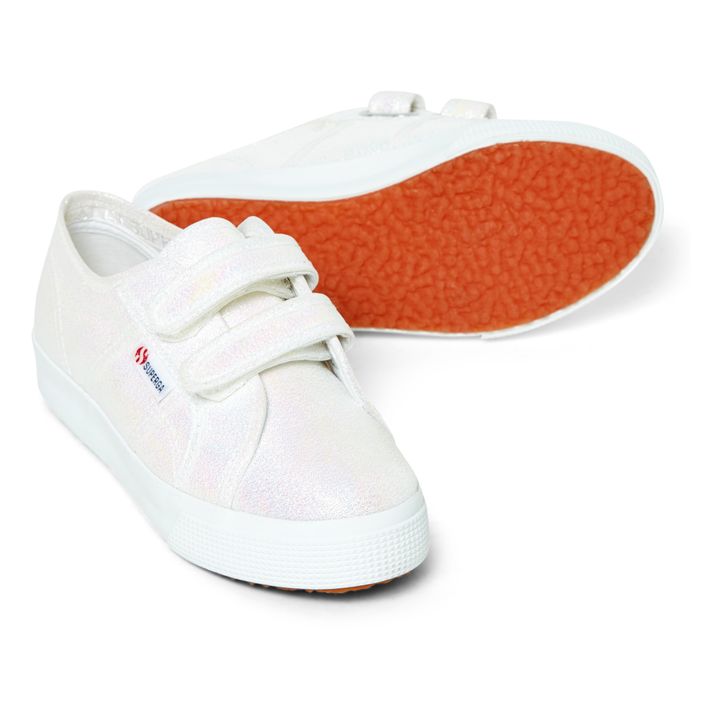 2730 2-Velcro Sneakers | Silver- Product image n°1