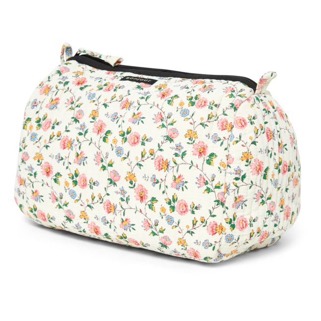 Floral Corduroy Toiletry Bag | Seidenfarben