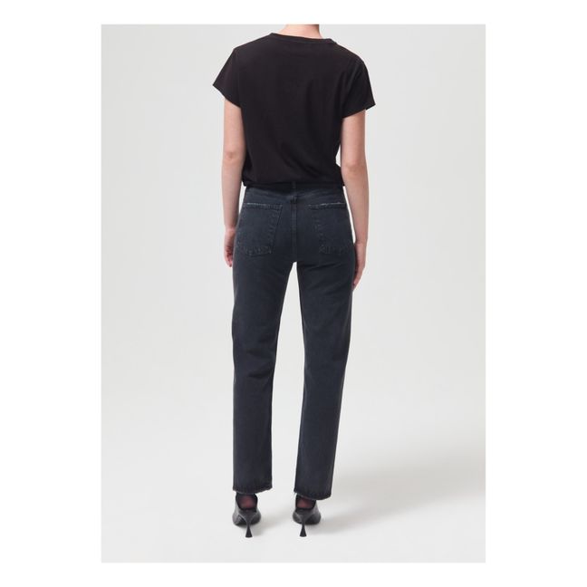 Organic Cotton 90's Pinch Waist Jeans | Black Tea