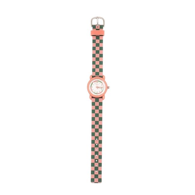 Checkered Watch | Pink