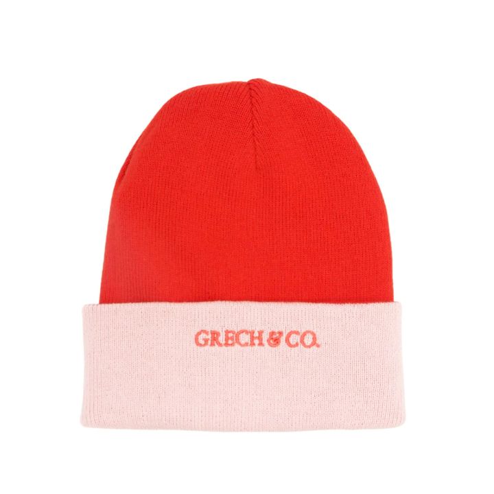 Reversible Beanie | Red- Product image n°0