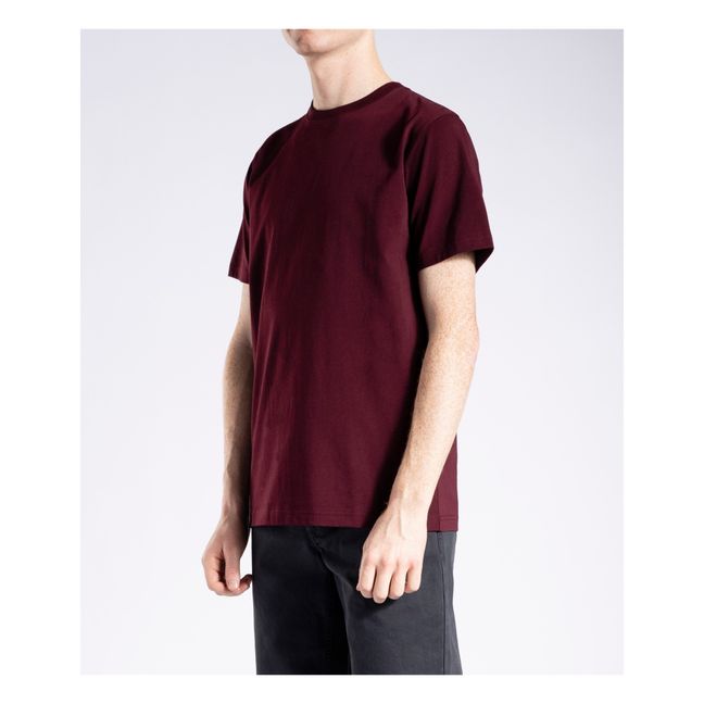 Niels Standard SS Organic Cotton T-Shirt | Rouge Brun