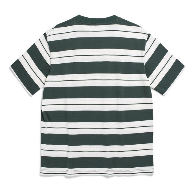 Johannes Varsity Stripe T-Shirt | Verde