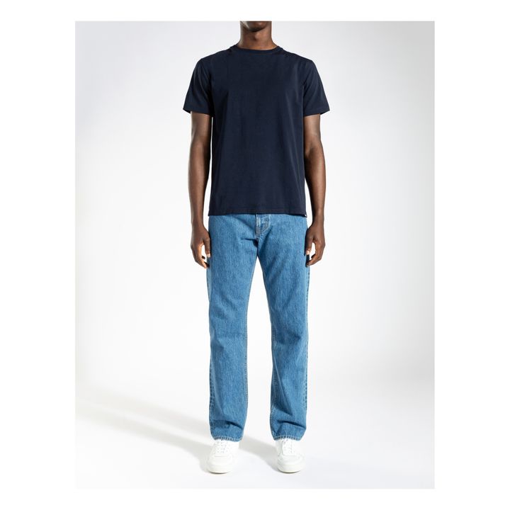 T-Shirt Coton Bio Niels Standard SS | Bleu marine- Image produit n°1
