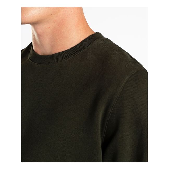 Vagn Classic Organic Cotton Sweatshirt | Khaki