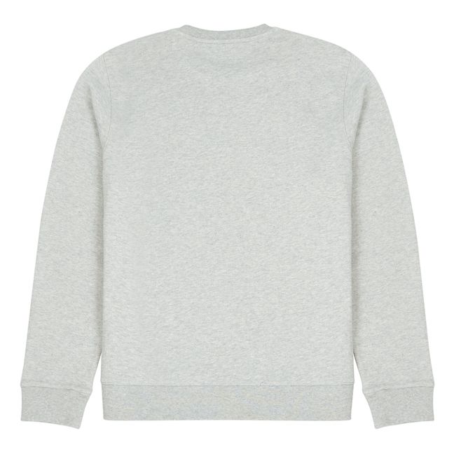 Vagn Classic Organic Cotton Sweatshirt | Gris Jaspeado