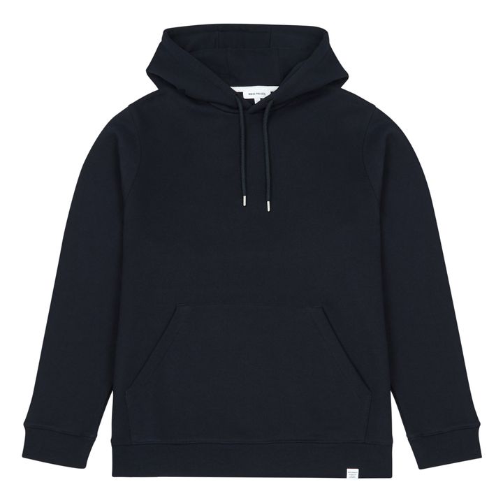 Vagn Classic Organic Cotton Hoodie | Navy blue- Product image n°0