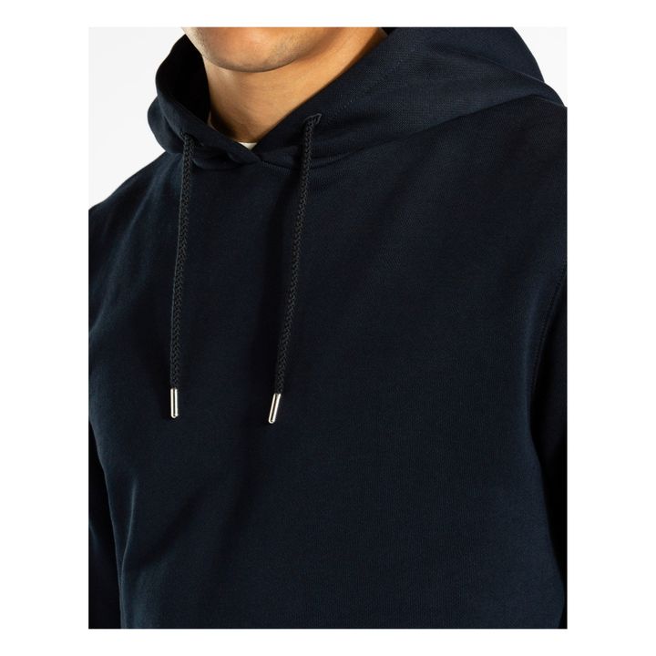 Vagn Classic Organic Cotton Hoodie | Navy blue- Product image n°3