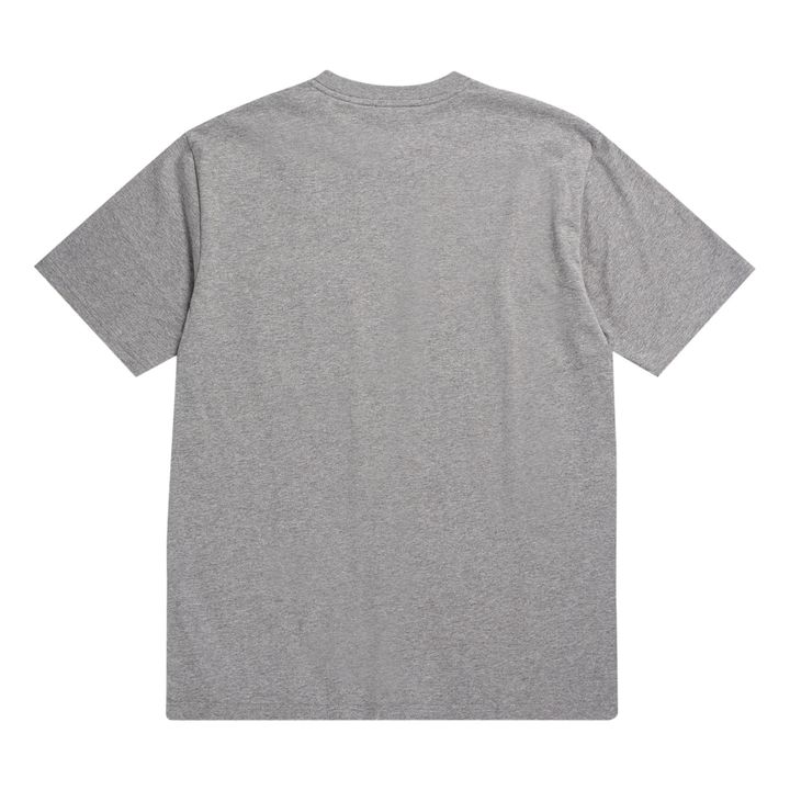 T-Shirt Coton Bio Johannes Standard Pocket | Gris chiné clair- Image produit n°4
