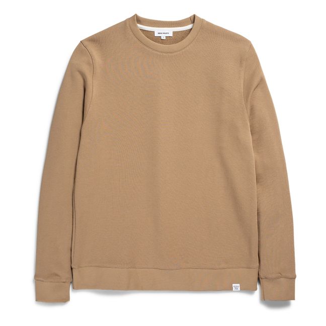 Vagn Classic Organic Cotton Sweatshirt | Taupe brown