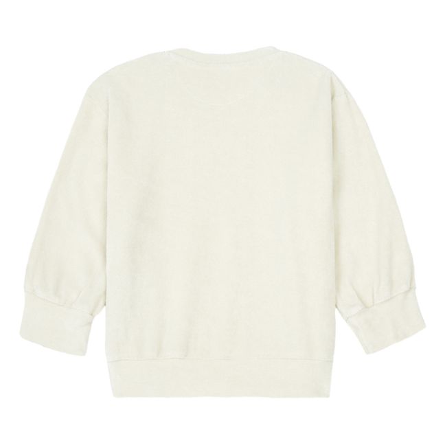 Cassandre Terry Cloth Sweatshirt | Crema