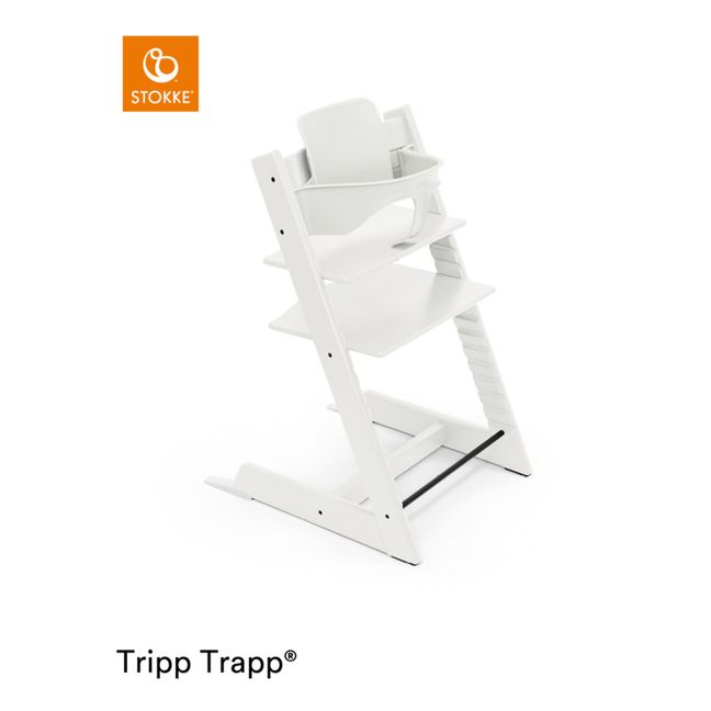 Tripp Trapp® Beech Wood High Chair | White