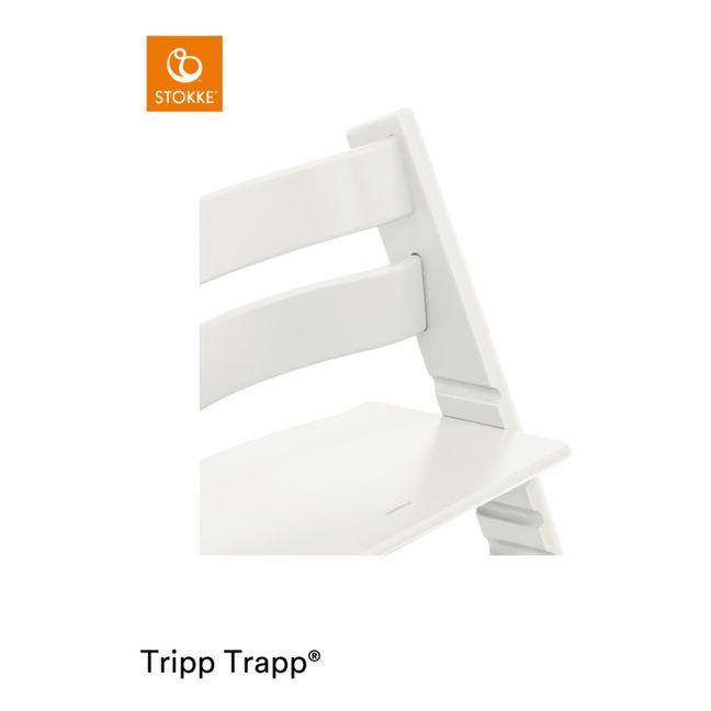 Sedia alta in faggio Tripp Trapp® | Bianco