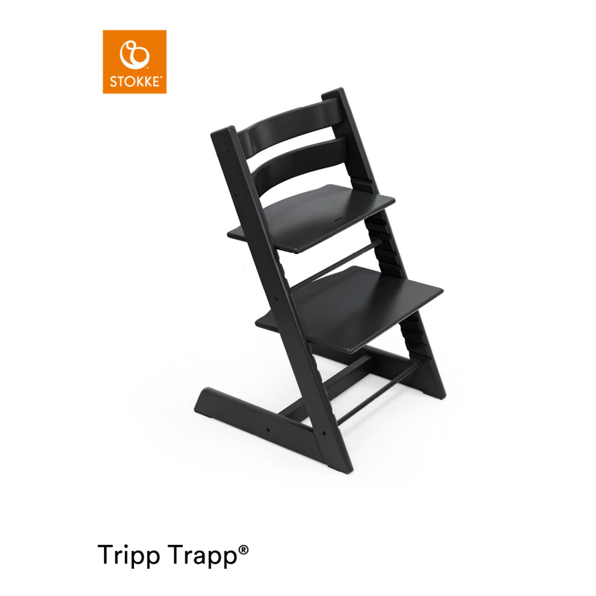 Chaise haute en hêtre Tripp Trapp® | Noir
