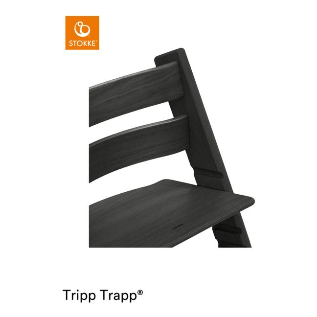 Tripp Trapp® Hochstuhl aus Eichenholz | Schwarz