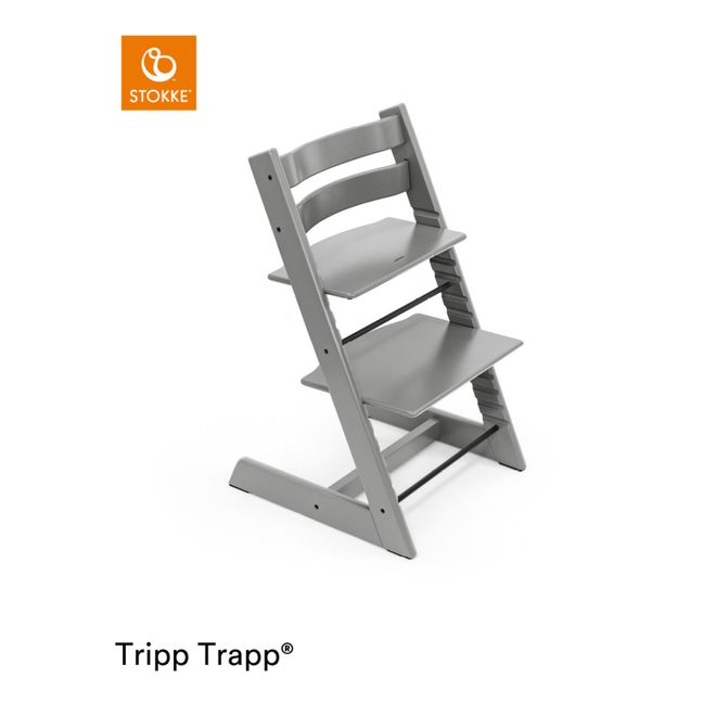 Tripp Trapp® Hochstuhl aus Buchenholz | Grau