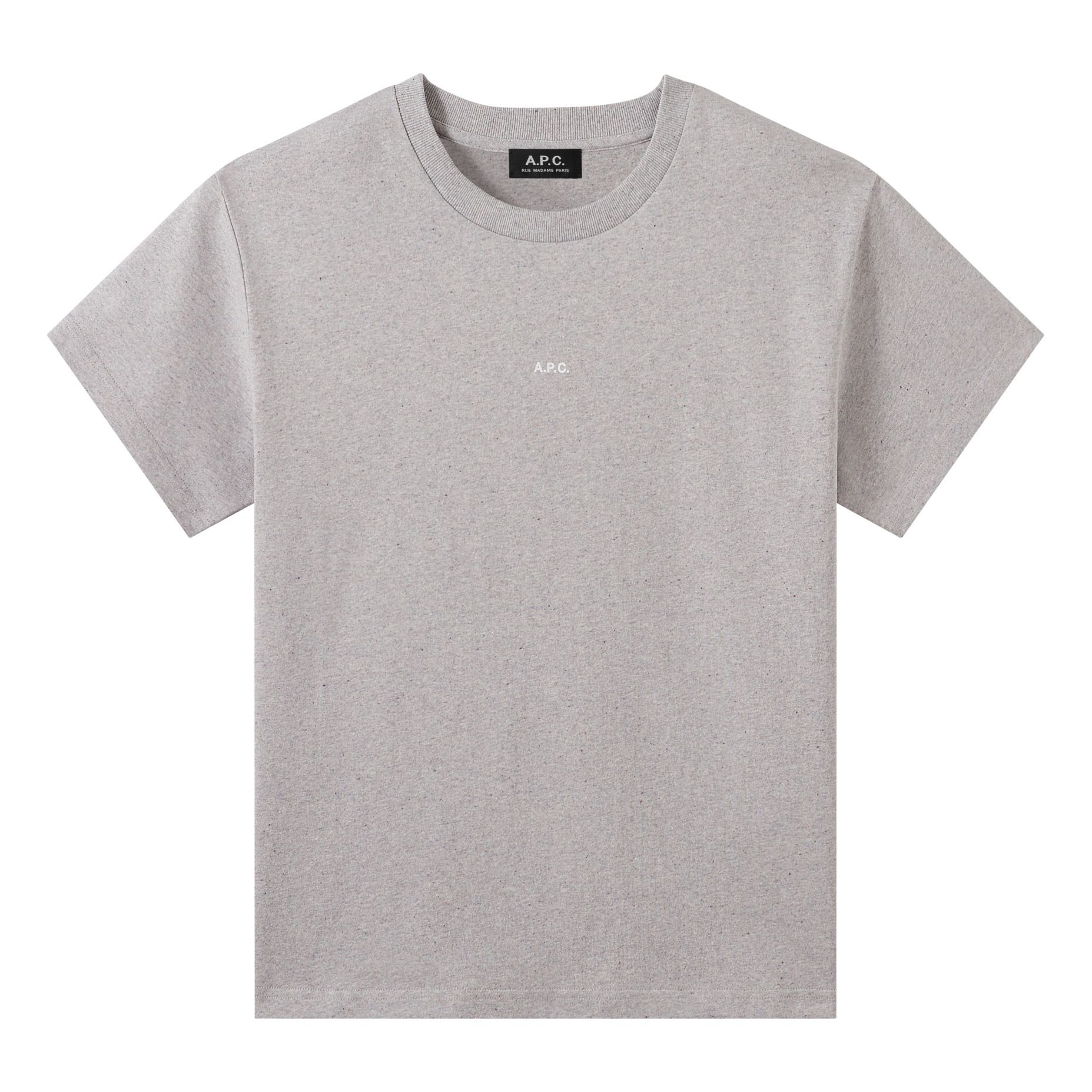 Jade Organic Cotton T-shirt | Grey- Product image n°0