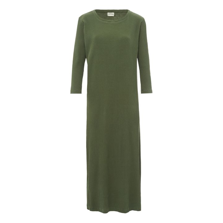 Orchid Fine Fleece Dress - Women’s Collection  | Verde scuro- Immagine del prodotto n°0