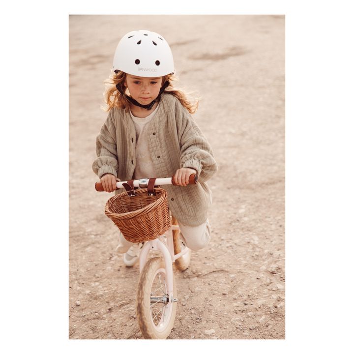 Casque vélo enfant blanc Banwood