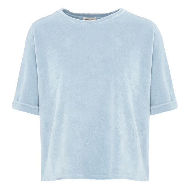 Frottee-T-Shirt Marjolaine - Damenkollektion  | Blau
