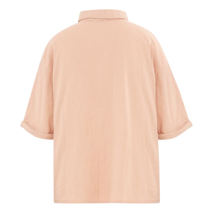 Hemd Doppelte Baumwollgaze Sencha - Damenkollektion -  | Pfirsichfarben- Produktbild Nr. 1