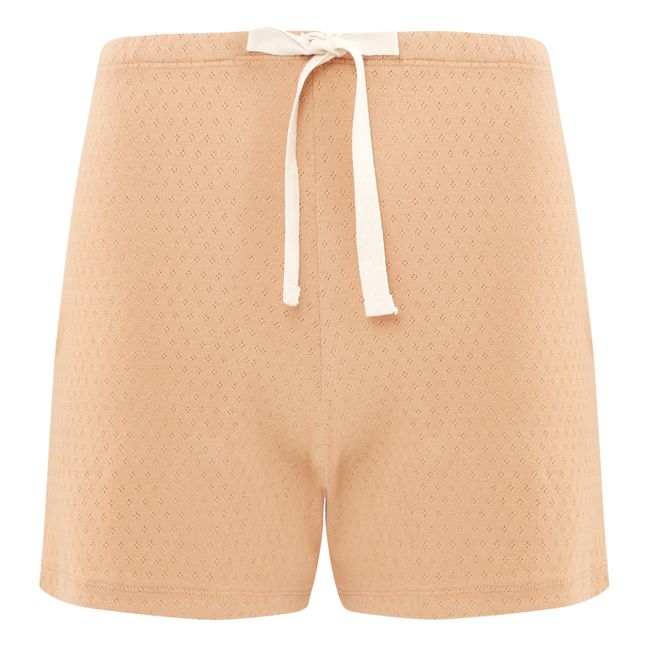 Hortensia Pointelle Shorts - Women’s Collection  | Camel
