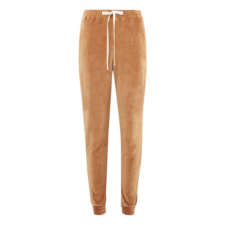 Ononis Terry Cloth Joggers - Women’s Collection  | Camel- Imagen del producto n°0